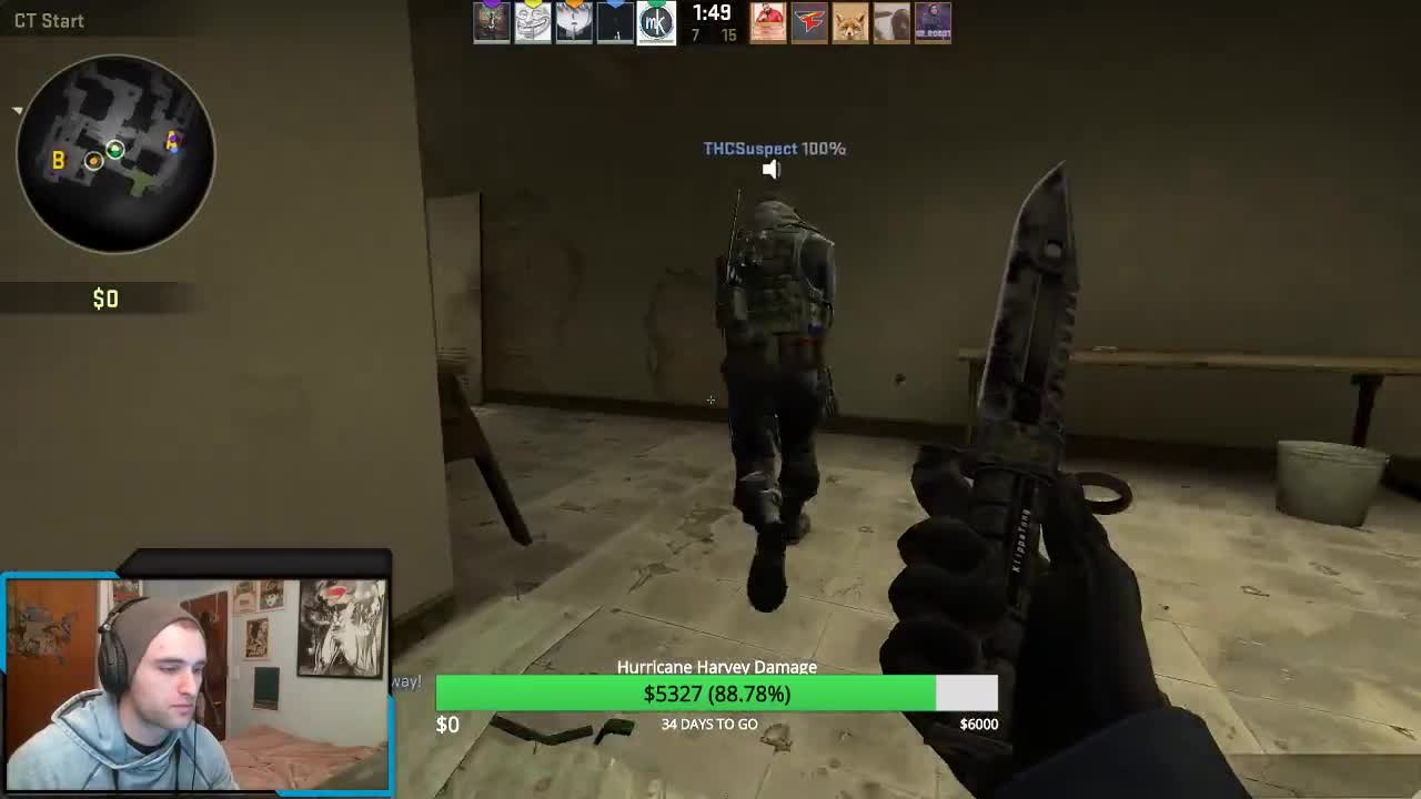 His Deagle goes like BAM BAM BAM BAM! Sick play!