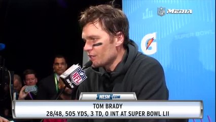 Tom Brady Full Super Bowl LII News Conference