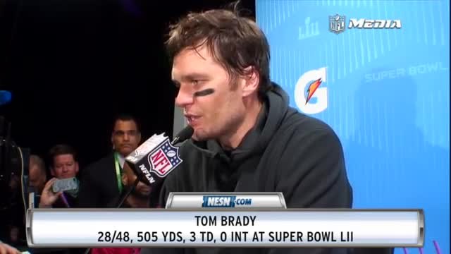 Tom Brady Full Super Bowl LII News Conference