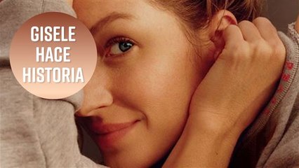 Gisele Bündchen hace historia en Vogue Italia