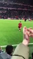 Mo Salah the Egyptian king comes  over regardless of the result to give a kid his shirt who held a sign with his name for 90 minutes