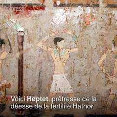 La tombe d'une prêtresse de l'Ancien Empire découverte en Égypte