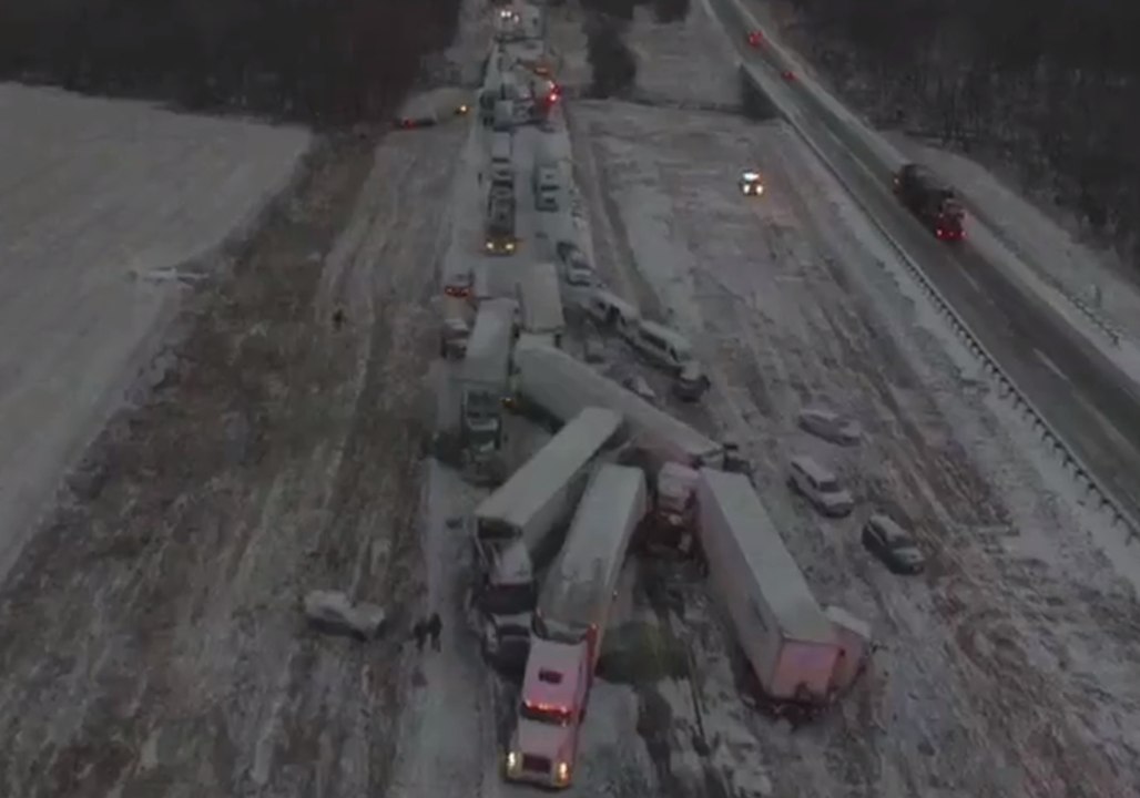 Several Trucks And Cars Involved In Pile Up On Missouri Interstate