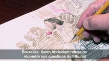 Abdeslam, jugé à Bruxelles, refuse de répondre aux questions