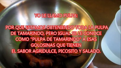 COMO HACER PULPA DE TAMARINDO / JARABE DE TAMARINDO / CONSENTRADO - Recetas de Aleliamada.