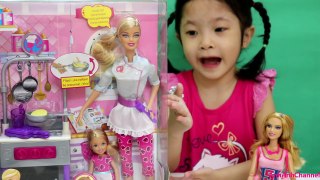 Mở Hộp Búp Bê Barbie Nấu Bếp, Búp Bê Barbie Lặn Biển, Búp Bê Barbie Summer