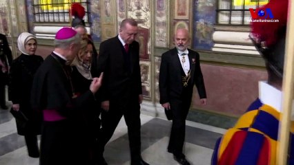 Cumhurbaşkanı Erdoğan Papa ile Görüştü