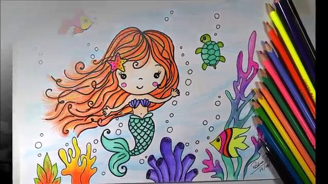 Como desenhar Bonequinha SEREIA Tumblr Kawaii passo a passo