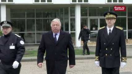 Gérard Larcher en visite aux forces de l'ordre