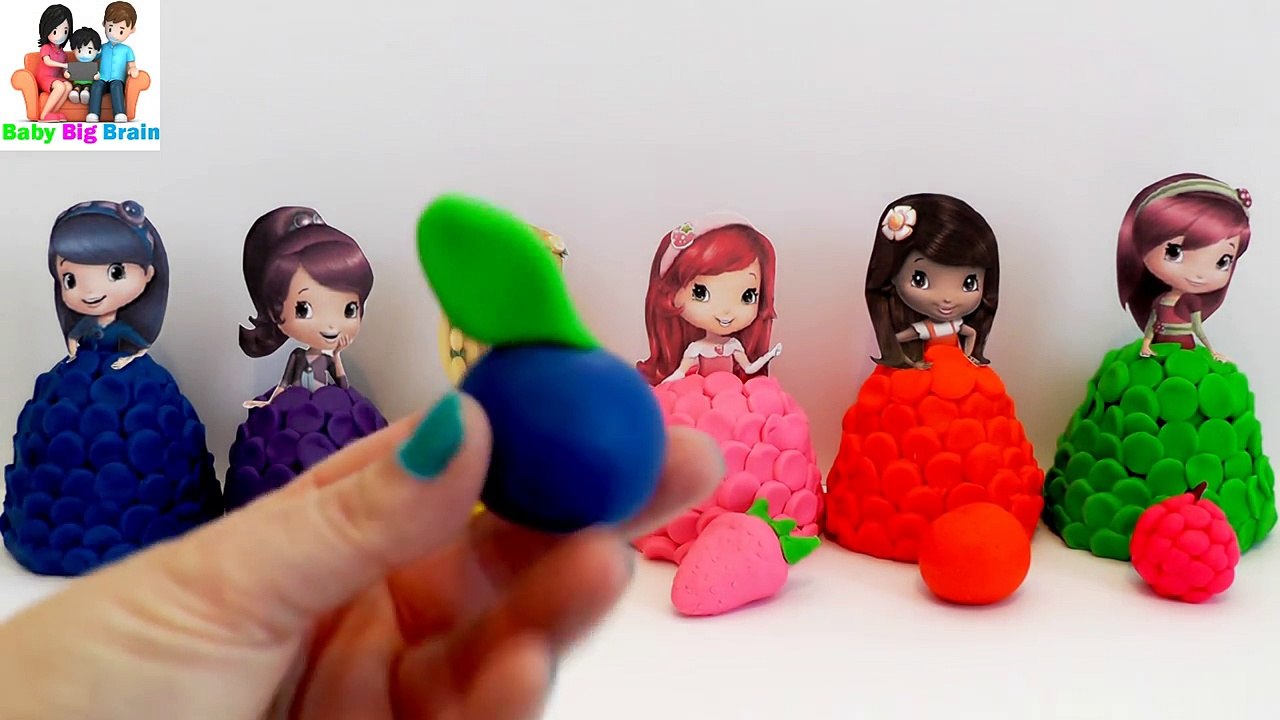 Strawberry Shortcake Playdoh Surprise Eggs Inside Out Peppa Pig Doc McStuffins