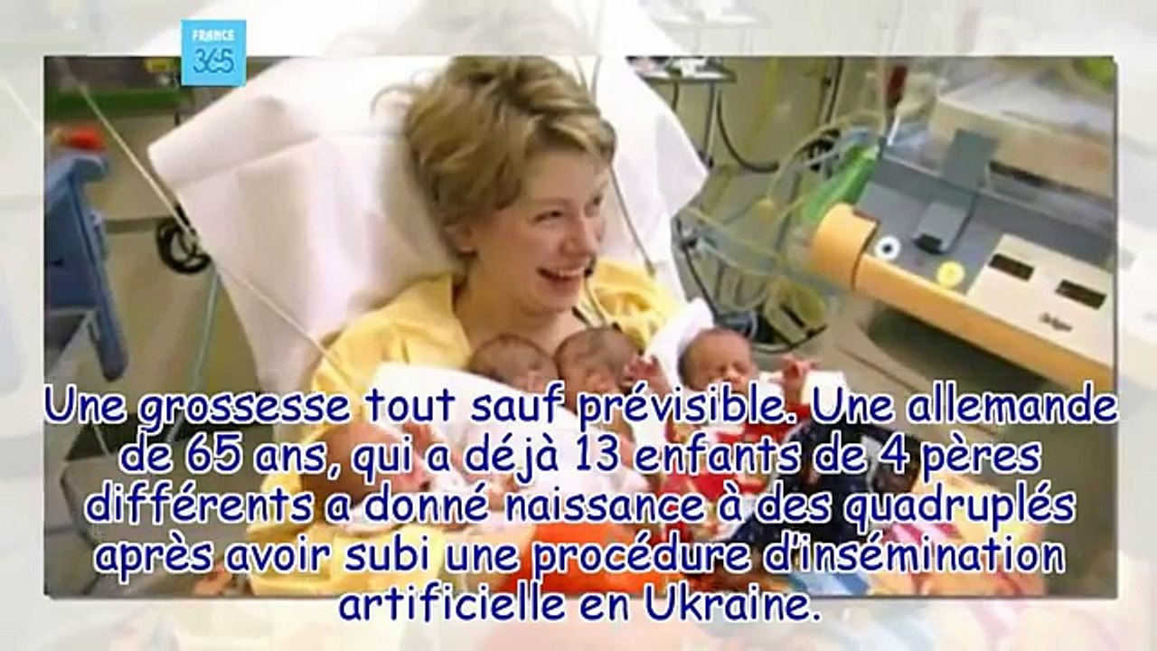 Une femme allemande donne naissance à des quadruplés à 65 ans ! France 365