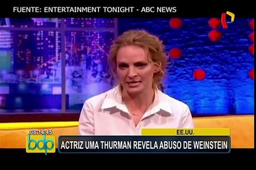 EEUU: Uma Thurman acusa a Harvey Weinstein de acoso sexual