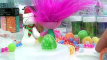 DIY TROLLS MOVIE GLITTER GLOBES, How To Paint, Make Snow Globes with Branch and Poppy Snow Dome