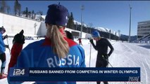 i24NEWS DESK | Russians banned from competing in Winter Olympics | Monday, February 5th 2018