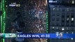 Des milliers de fans des Eagles envahissent Philadelphie suite à la victoire au Super Bowl 2018