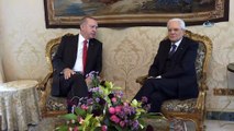 - Cumhurbaşkanı Erdoğan, İtalya Cumhurbaşkanı ile bir araya geldi