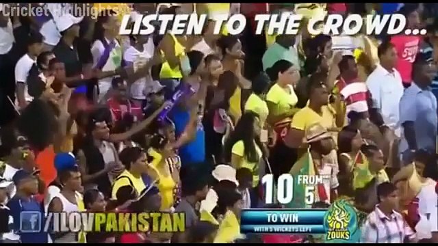 Mohammad Hafeez VS Misbah-ul-Haq in CPL 10 Runs Need in 5 Balls Thrilling Finish