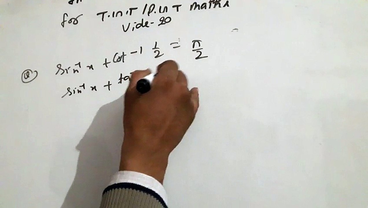 Inverse trignometry function video 20