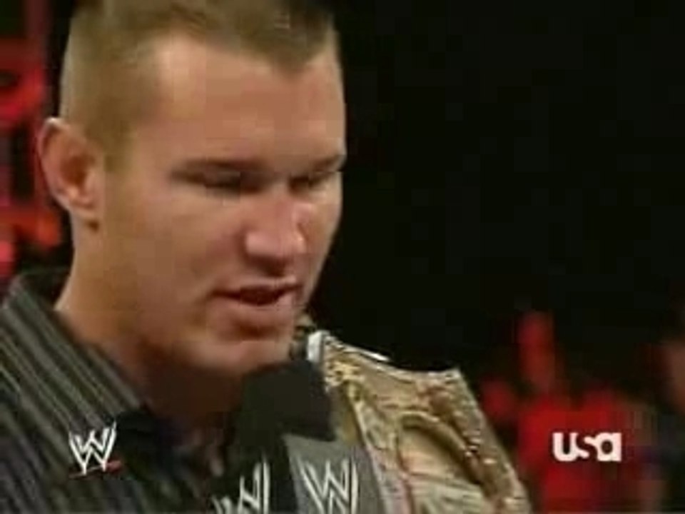 Raw 26 11 07 Randy Orton Challenges Ric Flair