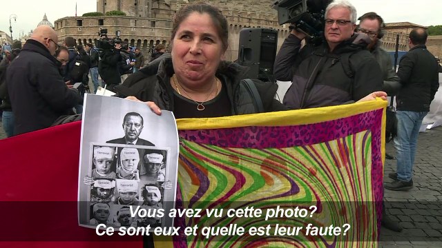 Le président turc Erdogan à Rome, colère de militants pro-kurdes