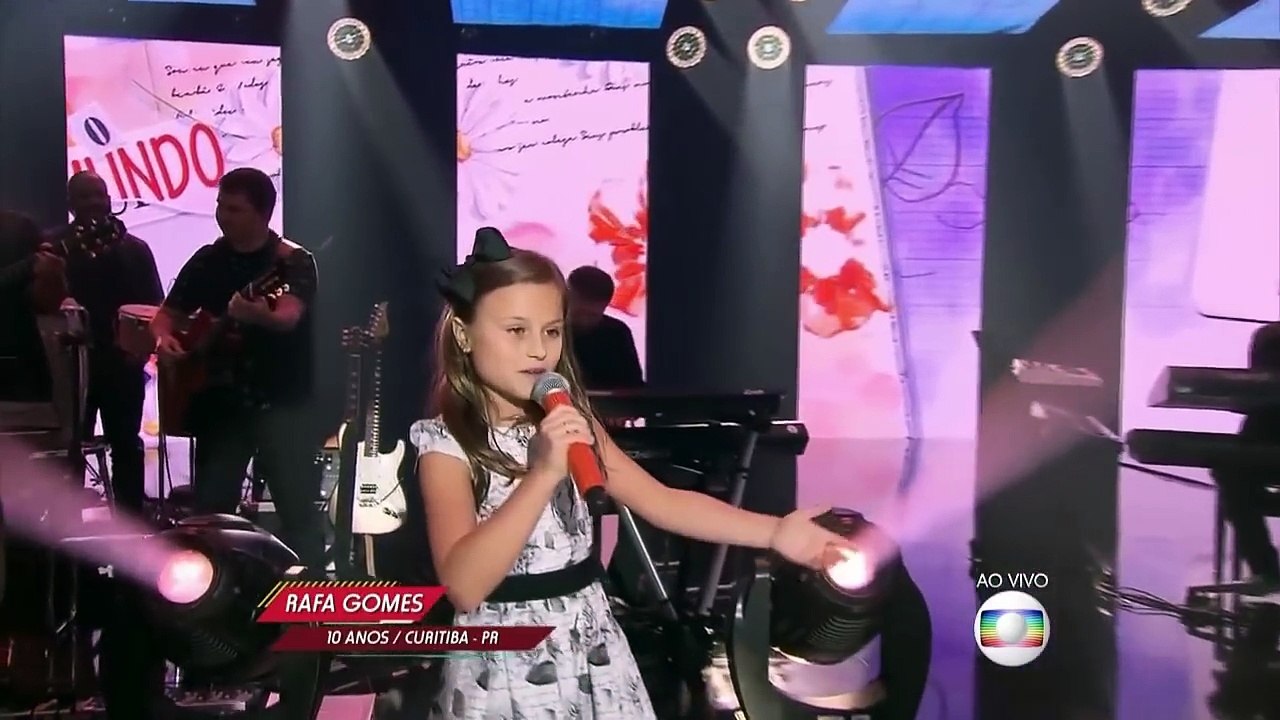 Rafa Gomes canta "O caderno" no The Voice Kids - Shows ao Vivo|Temp 1