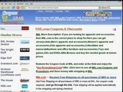 NHL.com Coupons - How to use NHL.com coupons