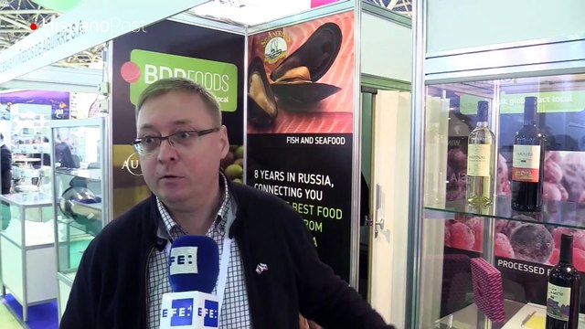 Paises latinoamericanos participan en feria de alimentos en Moscu