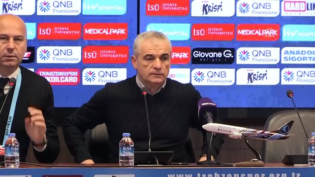 Trabzonspor-Göztepe karşılaşmasının ardından - Rıza Çalımbay - TRABZON