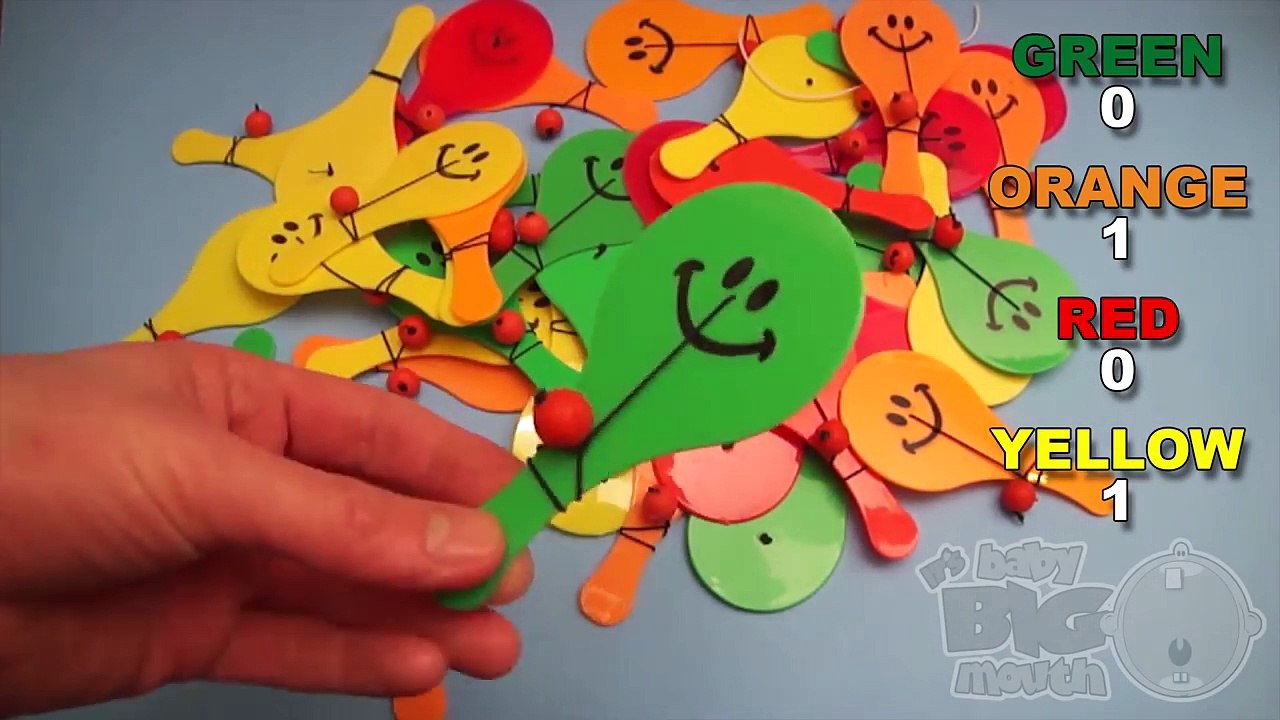 The Baby Big Mouth Show! Best of Learn Colours with Smiley Face Paddle and Ball!