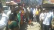 Protest against Harish Rawat