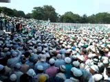 Chapra-Big croud in last rites of Balgul Mobin, Lalu meets family members