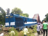freight train derailed in kushinagar