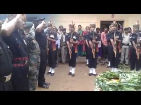 Army soldier dead body reached his native place in jharkhand