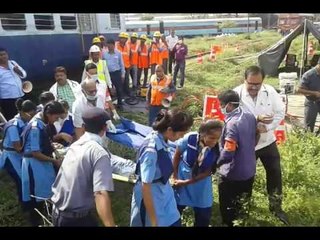 Moc drill of railway accident in Samastipur