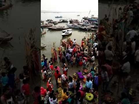 Chhath Puja celebration in Varanasi