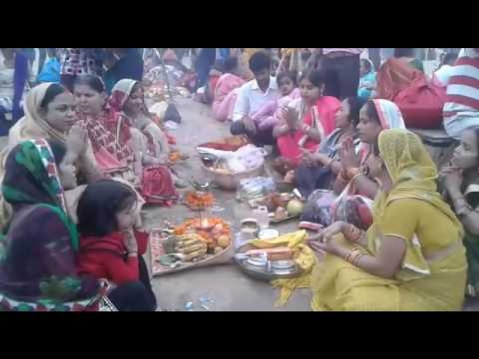 Chhath Festival celebrated in Allahabad