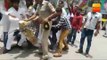 लखीमपुरखीरी : कलक्ट्रेट में पुतला ड्रामा II The effigy drama in the Collectorate in lakhimpur-khiri