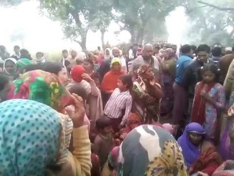 Tractor crushed Brother and Sister going to school in Kanpur