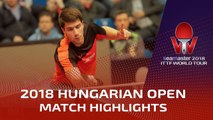 2018 Hungarian Open Highlights: Vladimir Samsonov vs Patrick Franziska (R32)