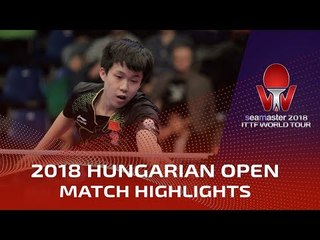 Descargar video: 2018 Hungarian Open Highlights: Wang Chuqin vs Chuang Chih-Yuan (R16)