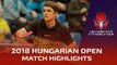 2018 Hungarian Open Highlights: Fan Zhendong vs Kirill Gerassimenko (R16)