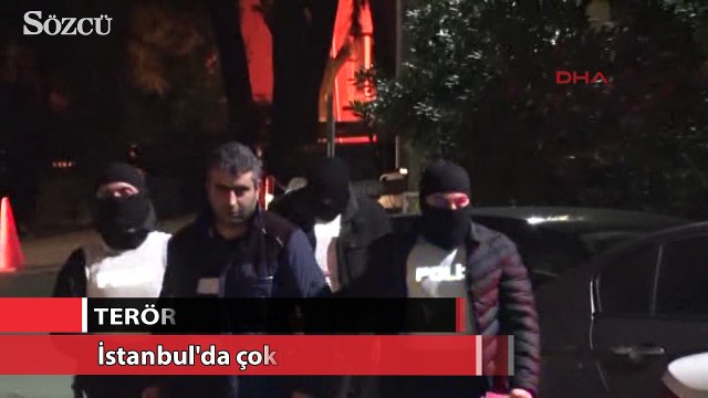 İstanbul’da terör operasyonu! Çok sayıda gözaltı var