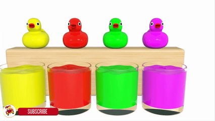 Colors for Children to Learn with Ducks - Learn Colors With Ducks Surprise  for Kids Toddlers