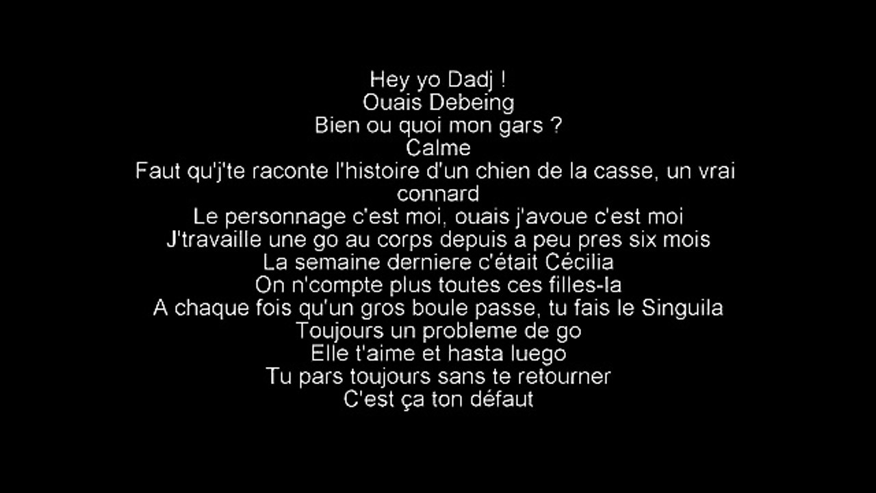 Abou Debeing - Tombe sur elle feat Dabju Officiel paroles Lyrics