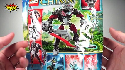 LEGO Chima CHI Worriz Ultrabuild Review & Time-Lapse - Legends of Chima LEGO 70204