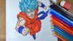 Desenhando Goku Super Saiyan God Super Saiyan - SSGSS em 3D - Drawing Goku Super Saiyan in 3D