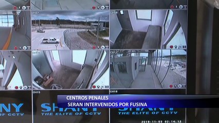 Centros penales serán intervenidos por FUSINA