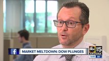 Valley financial planners kept busy after DOW makes massive plunge