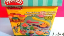 Play Doh Ice Cream Cone Scoops n Treats DIY Popsicles Sundaes Waffles Play Dough Desserts