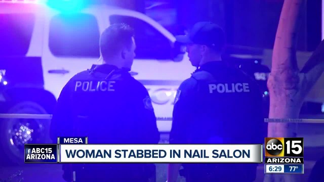 Police still searching for stabbing suspect that killed woman at a nail salon